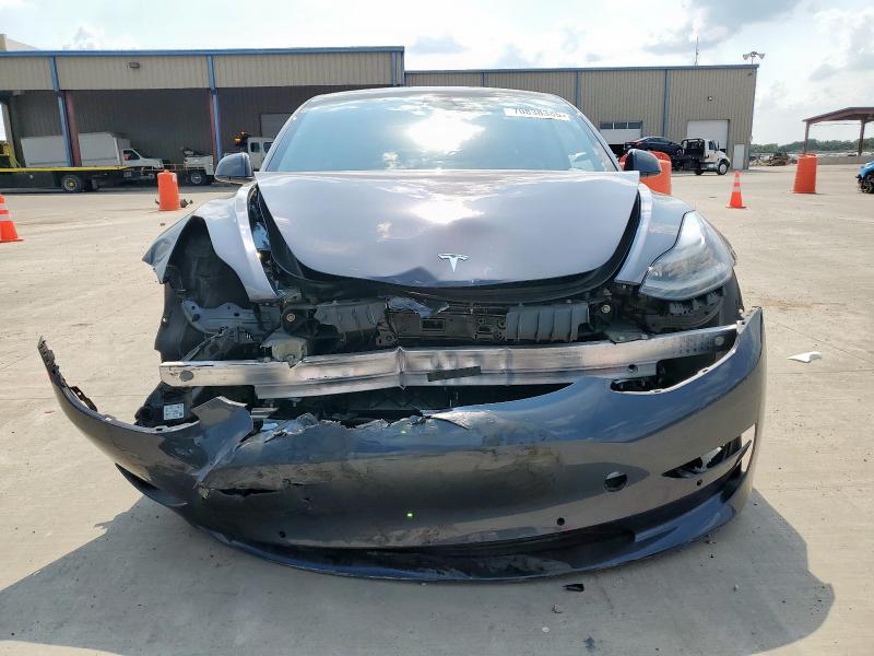 5YJ3E1EB1NF174053 - 2022 TESLA MODEL 3 GRAY photo 5