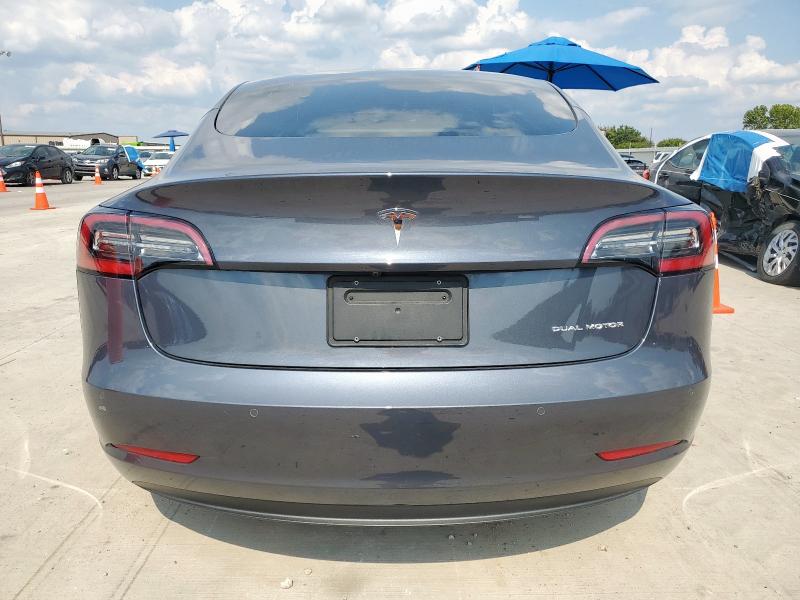5YJ3E1EB1NF174053 - 2022 TESLA MODEL 3 GRAY photo 6