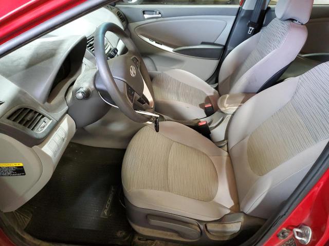 KMHCT4AE9HU385984 - 2017 HYUNDAI ACCENT SE Қызыл фото 7