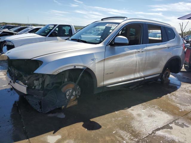 5UXWX9C54H0T06825 - 2017 BMW X3 XDRIVE28I SILVER photo 1