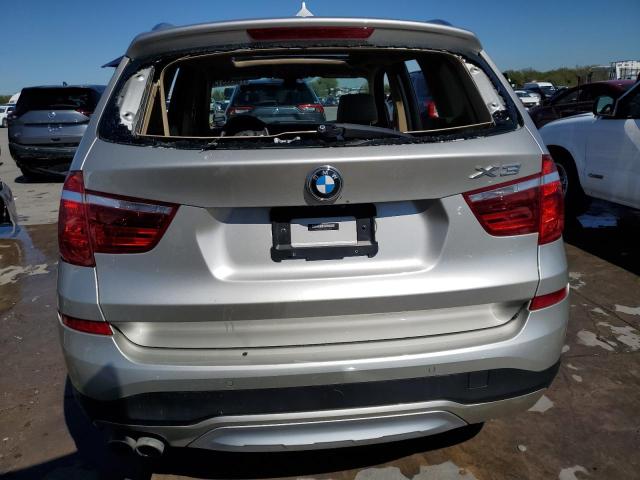 5UXWX9C54H0T06825 - 2017 BMW X3 XDRIVE28I SILVER photo 6