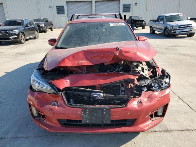 4S3GTAJ65K1718784 - 2019 SUBARU IMPREZA SPORT 红色 照片 5