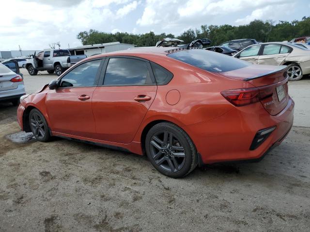 3KPF34ADXME321387 - 2021 KIA FORTE GT LINE ORANGE photo 2