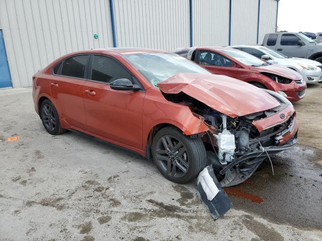 3KPF34ADXME321387 - 2021 KIA FORTE GT LINE ORANGE photo 4