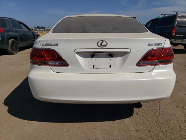 JTHBA30G765165249 - 2006 LEXUS ES 330 WHITE photo 6