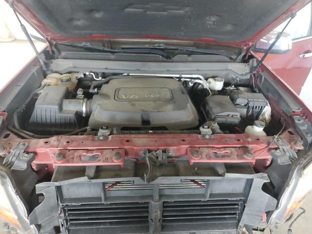 1GCGTBE3XF1262907 - 2015 CHEVROLET COLORADO LT RED photo 11
