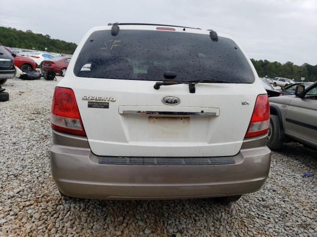 KNDJD733665587372 - 2006 KIA SORENTO EX WHITE photo 6