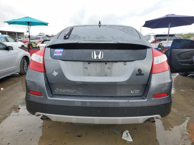 5J6TF1H53EL002519 - 2014 HONDA CROSSTOUR EXL GRAY photo 6