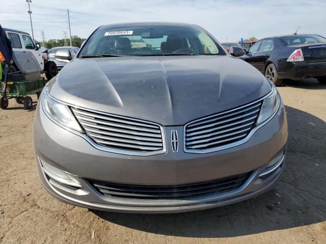 3LN6L2LU8ER832488 - 2014 LINCOLN MKZ HYBRID GRAY photo 5