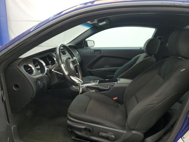 1ZVBP8AM9E5309414 - 2014 FORD MUSTANG BLUE photo 7