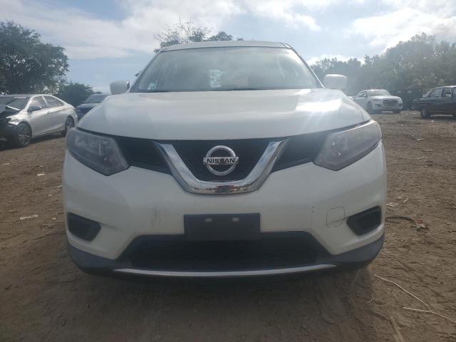 KNMAT2MV2GP602722 - 2016 NISSAN ROGUE S WHITE photo 5