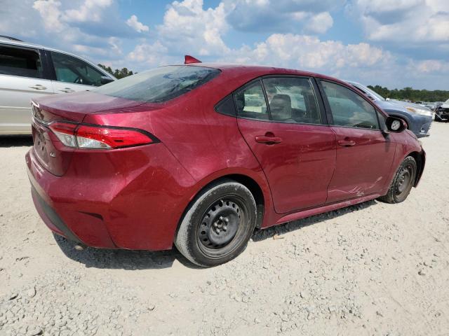 JTDEPMAE3NJ199422 - 2022 TOYOTA COROLLA LE 栗色 照片 3