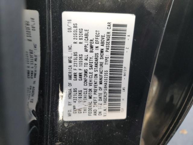 1HGCR2F58HA052355 - 2017 HONDA ACCORD SPORT Қара фото 13