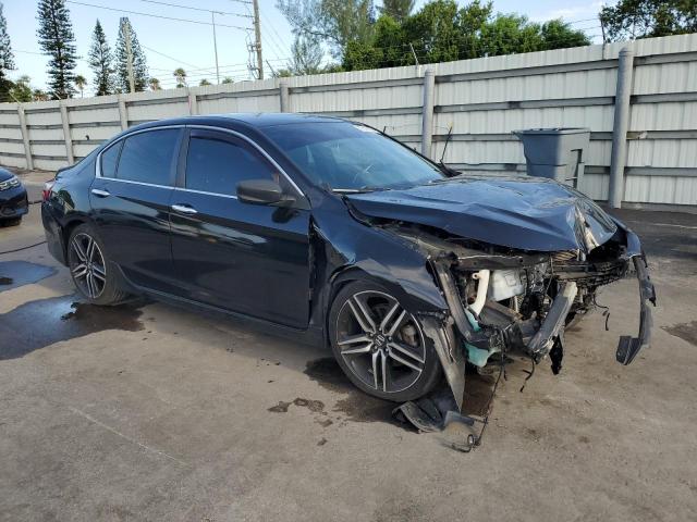 1HGCR2F58HA052355 - 2017 HONDA ACCORD SPORT Қара фото 4