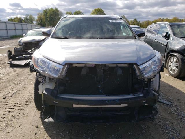 5TDJKRFH9GS328640 - 2016 TOYOTA HIGHLANDER XLE SILVER photo 5