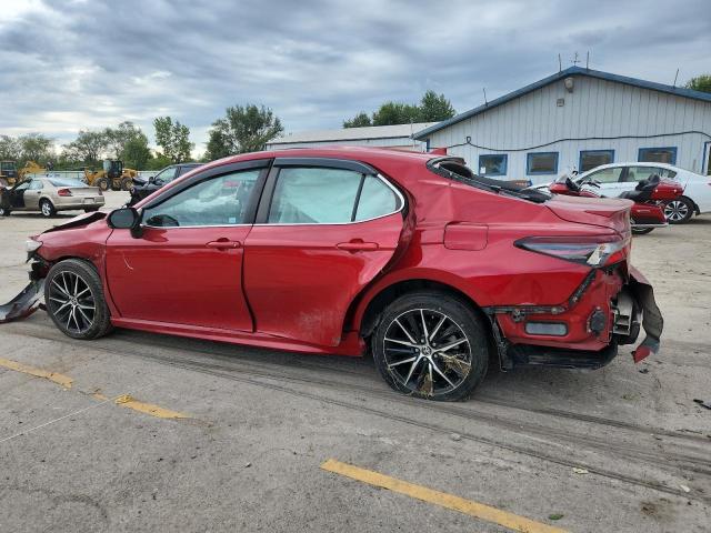 4T1G11AK2MU458974 - 2021 TOYOTA CAMRY SE წითელი ფოტო 2