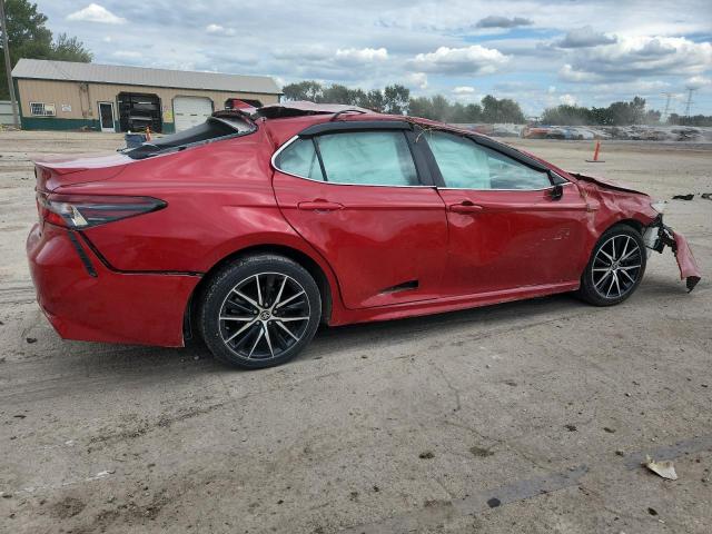 4T1G11AK2MU458974 - 2021 TOYOTA CAMRY SE წითელი ფოტო 3