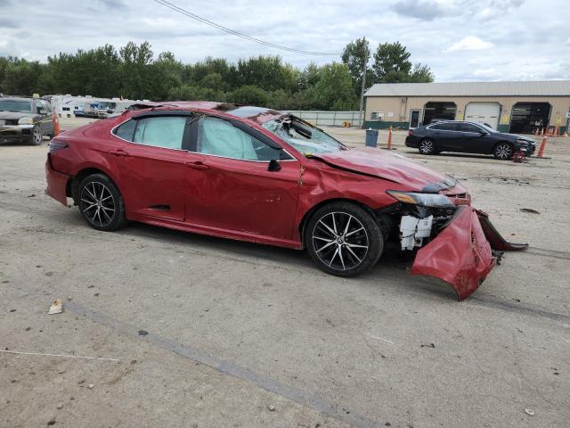 4T1G11AK2MU458974 - 2021 TOYOTA CAMRY SE წითელი ფოტო 4