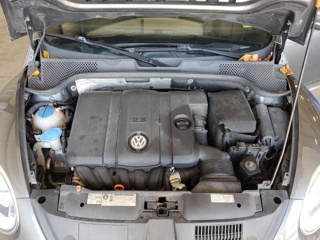 3VWJP7AT2CM634023 - 2012 VOLKSWAGEN BEETLE GRAY photo 11