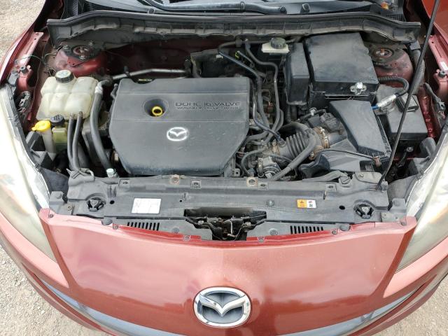JM1BL1H57A1132139 - 2010 MAZDA 3 S RED photo 11