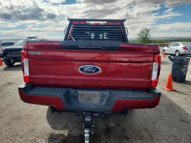 1FT7W2BT7KEF29211 - 2019 FORD F250 SUPER DUTY أحمر صورة 6