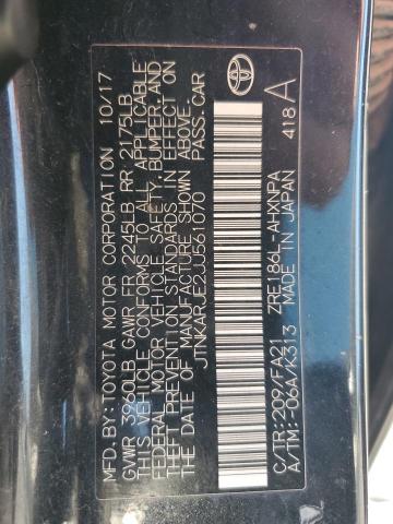 JTNKARJE2JJ561070 - 2018 TOYOTA COROLLA IM أسود صورة 12