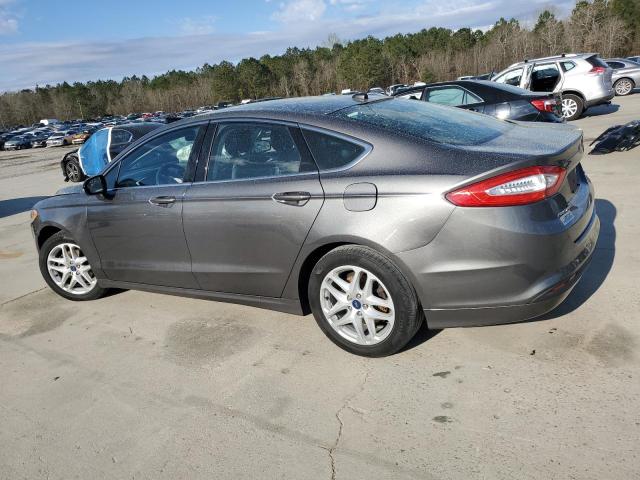 3FA6P0HD4ER137307 - 2014 FORD FUSION SE GRAY photo 3