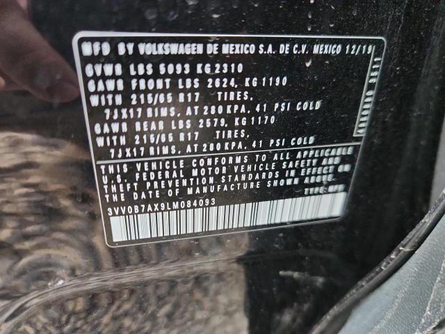 3VV0B7AX9LM084093 - 2020 VOLKSWAGEN TIGUAN S შავი ფოტო 13