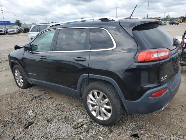 1C4PJMDS3FW705055 - 2015 JEEP CHEROKEE LIMITED BLACK photo 2