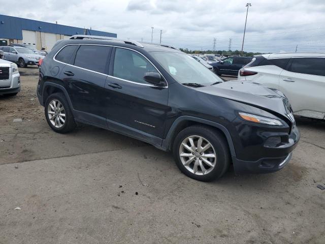 1C4PJMDS3FW705055 - 2015 JEEP CHEROKEE LIMITED BLACK photo 4