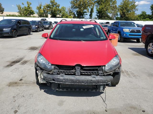 3VWPL7AJ8DM671891 - 2013 VOLKSWAGEN JETTA TDI Կարմիր լուսանկար 5