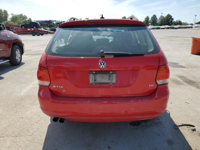 3VWPL7AJ8DM671891 - 2013 VOLKSWAGEN JETTA TDI Կարմիր լուսանկար 6