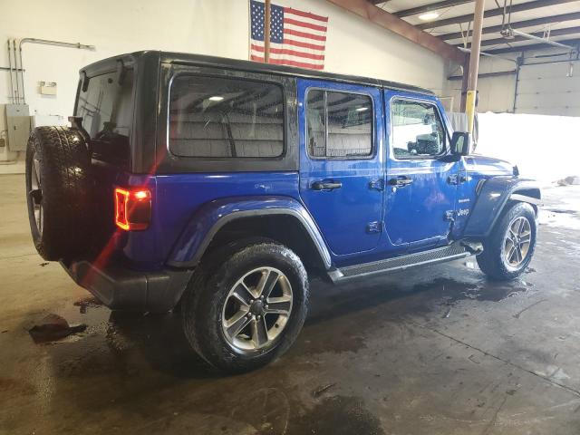 1C4HJXEG5JW312537 - 2018 JEEP WRANGLER U SAHARA Կապույտ լուսանկար 3