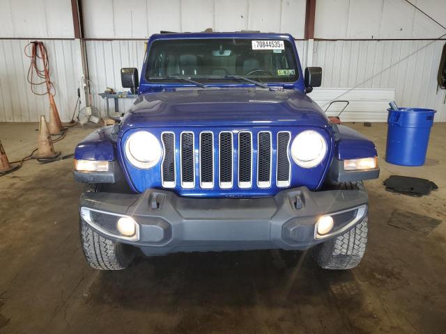 1C4HJXEG5JW312537 - 2018 JEEP WRANGLER U SAHARA Կապույտ լուսանկար 5