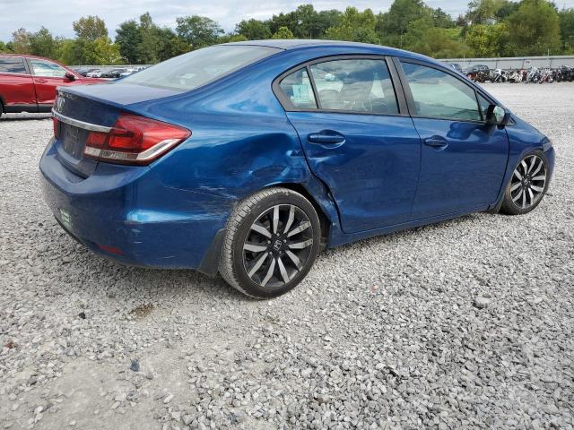 2HGFB2F92FH508207 - 2015 HONDA CIVIC EXL BLUE photo 3