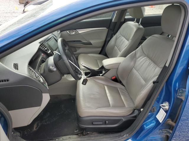 2HGFB2F92FH508207 - 2015 HONDA CIVIC EXL BLUE photo 7