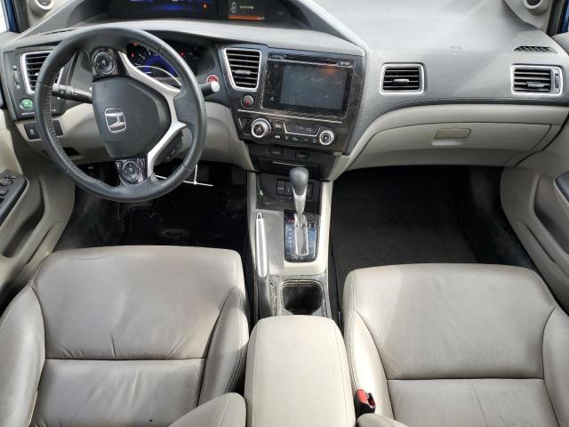 2HGFB2F92FH508207 - 2015 HONDA CIVIC EXL BLUE photo 8