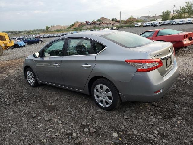 3N1AB7AP7DL793750 - 2013 NISSAN SENTRA S GRAY photo 2