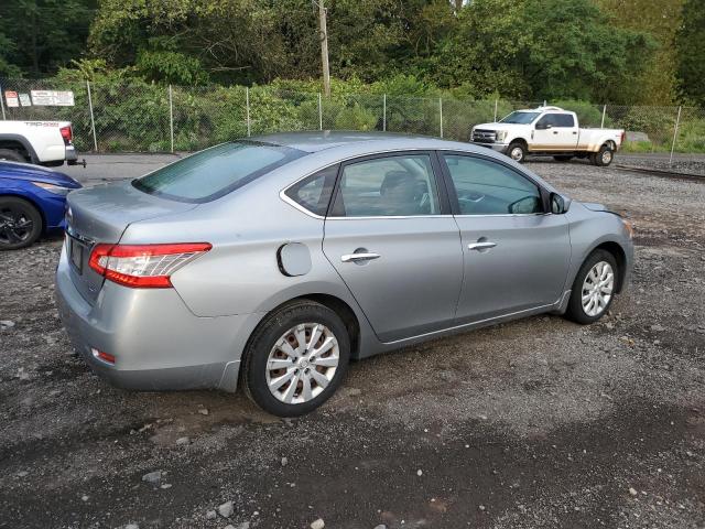 3N1AB7AP7DL793750 - 2013 NISSAN SENTRA S GRAY photo 3