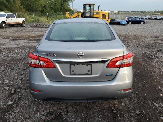 3N1AB7AP7DL793750 - 2013 NISSAN SENTRA S GRAY photo 6