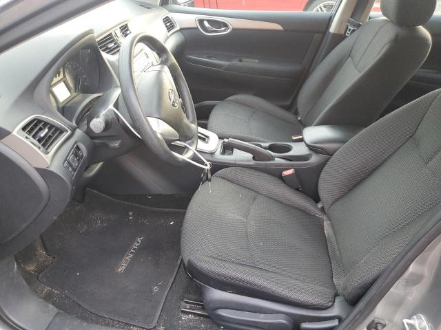 3N1AB7AP7DL793750 - 2013 NISSAN SENTRA S GRAY photo 7