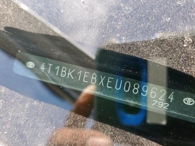 4T1BK1EBXEU089624 - 2014 TOYOTA AVALON BASE Biały zdjęcie 12