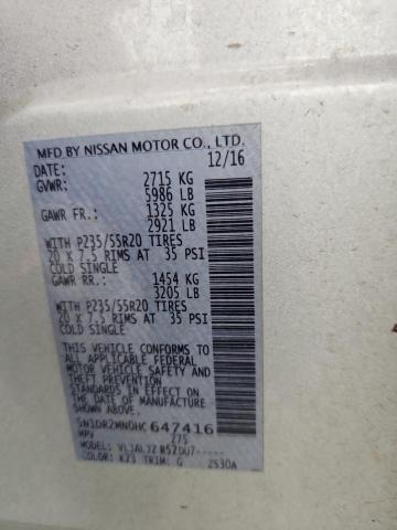 5N1DR2MN0HC647416 - 2017 NISSAN PATHFINDER S GRAY photo 13