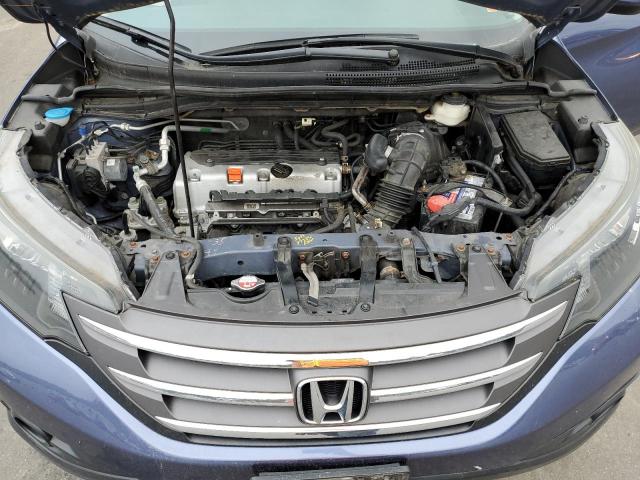 2HKRM4H59EH707708 - 2014 HONDA CR-V EX BLUE photo 11