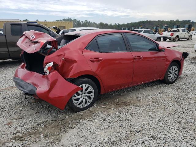 5YFBURHE9KP867584 - 2019 TOYOTA COROLLA L RED photo 3