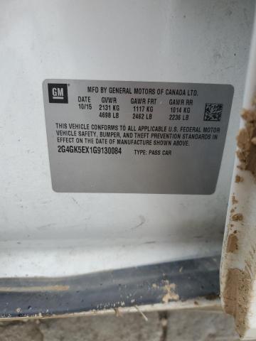 2G4GK5EX1G9130084 - 2016 BUICK REGAL WHITE photo 13