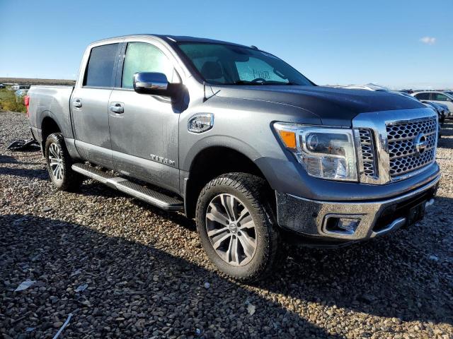 1N6AA1E59HN570683 - 2017 NISSAN TITAN SV GRAY photo 4