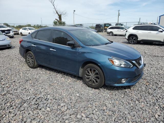 3N1AB7AP8KY308290 - 2019 NISSAN SENTRA S BLUE photo 4