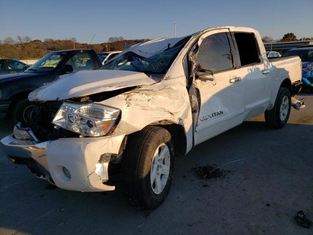 1N6BA07A46N550962 - 2006 NISSAN TITAN XE WHITE photo 2