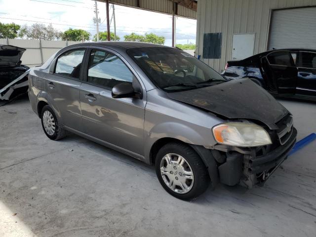 KL1TD5DE5AB119258 - 2010 CHEVROLET AVEO LS GRAY photo 4